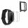 Set 2 Huse pentru Xiaomi Amazfit Bip / Amazfit Bip Lite, Silicon, Negru / Transparent, 54037.01