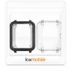 Set 2 Huse pentru Xiaomi Amazfit Bip / Amazfit Bip Lite, Silicon, Negru / Transparent, 54037.01