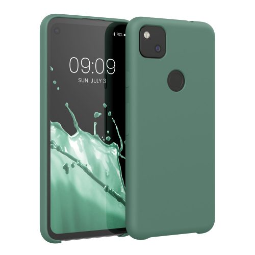 Husa pentru Google Pixel 4a, Silicon, Verde, 52549.166