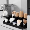 Organizator pentru cafea si ceai Navaris cu 10 compartimente, Negru, 54094.01