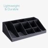 Organizator pentru cafea si ceai Navaris cu 10 compartimente, Negru, 54094.01