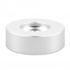 Adaptor central pentru vinyl 45 rpm 7 inch, Kwmobile, Argintiu, Aluminiu, 54141.01