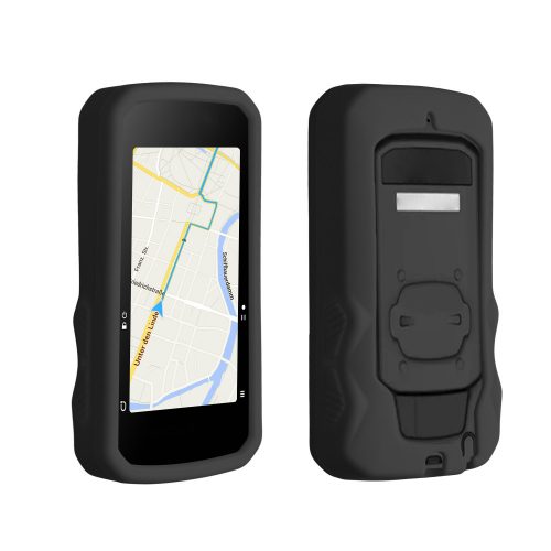 Husa de protectie pentru GPS Bryton Rider 750, Kwmobile, Negru, Silicon, 54125.01