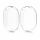 Husa pentru casti Apple AirPods Max, Kwmobile, Transparent, Silicon, 54208.03