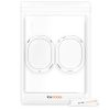 Husa pentru casti Apple AirPods Max, Kwmobile, Transparent, Silicon, 54208.03