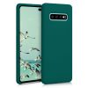 Husa pentru Samsung Galaxy S10 Plus, Silicon, Verde, 49028.184