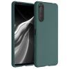 Husa pentru Sony Xperia 5 II, Silicon, Verde, 51531.171