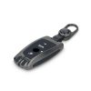 Husa Cheie Auto pentru BMW - 3 Butoane - Keyless Go, kwmobile, Aliaj zinc, Gri, 53579.01