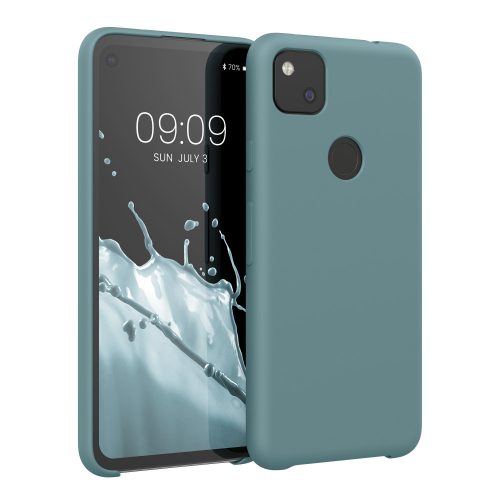 Husa pentru Google Pixel 4a, Silicon, Albastru, 52549.207