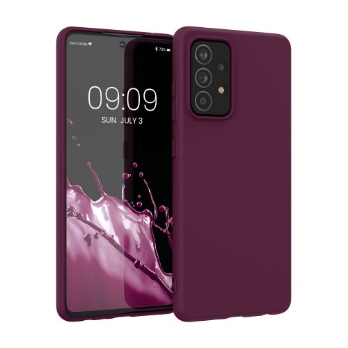 Husa pentru Samsung Galaxy A52, Silicon, Violet, 54346.187