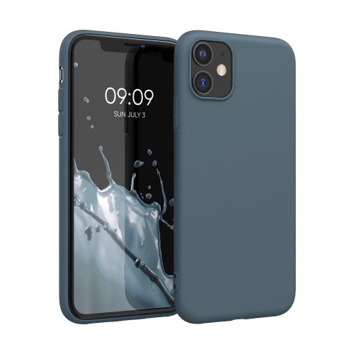 Husa pentru Apple iPhone 11, Silicon, Albastru, 49787.202