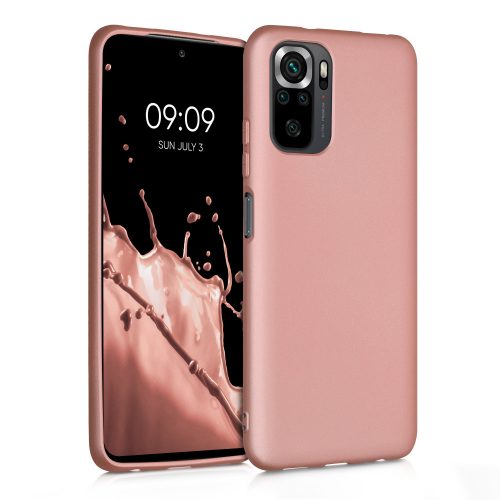 Husa pentru Xiaomi Redmi Note 10 / Redmi Note 10S, Silicon, Rose Gold, 54542.31