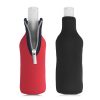 Set 2 Huse termice pentru sticle, 330 ml, Neopren, Rosu / Negru, 54533.01