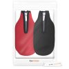 Set 2 Huse termice pentru sticle, 330 ml, Neopren, Rosu / Negru, 54533.01