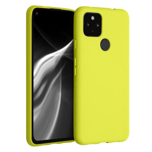 Husa pentru Google Pixel 4a 5G, Silicon, Galben, 51727.195