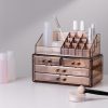 Organizator pentru cosmetice cu sertare Navaris, Maro transparent, 54656.05