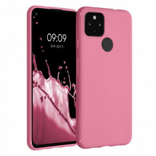 Husa pentru Google Pixel 4a 5G, Silicon, Roz, 51727.212