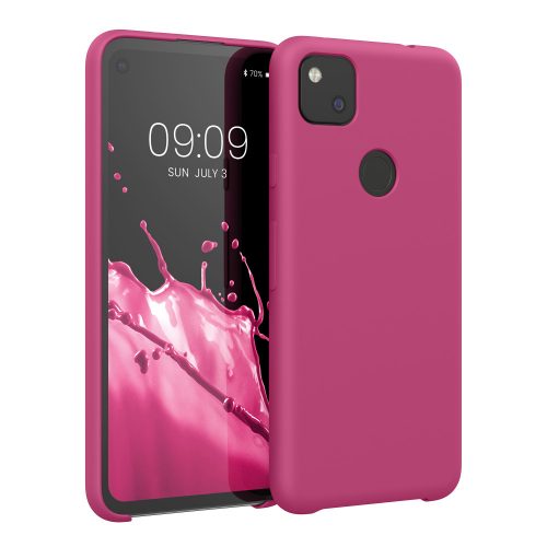 Husa pentru Google Pixel 4a, Silicon, Roz, 52549.213