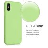 Husa pentru Apple iPhone X / iPhone XS, Silicon, Verde, 49982.214