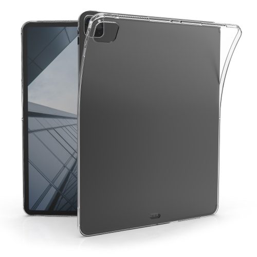 Husa pentru tableta Apple iPad Pro 12.9" (2021)/iPad Pro 12.9" (2020)/iPad Pro 12.9" (2018), Kwmobile, Transparent, Silicon, 54765.03