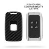 Husa Cheie Auto pentru Renault / Dacia - 4 Butoane - Keyless Go, kwmobile, Plastic, Negru / Gri, 54805.01