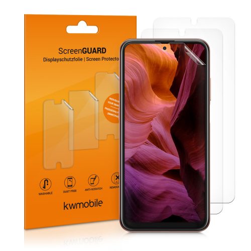 Set 3 Folii de protectie pentru Nokia X20 / X10, kwmobile, Fata, Transparenta, 54877.1