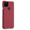 Husa pentru Google Pixel 5a, Textil, Rosu, 54994.76