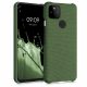 Husa pentru Google Pixel 5a, Textil, Verde, 54994.07