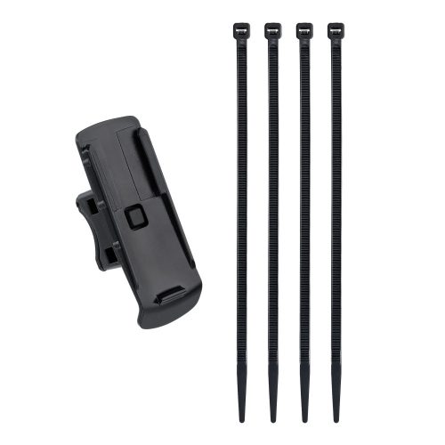 Suport bicicleta pentru GPS Garmin eTrex 30/eTrex 20/eTrex 10, Kwmobile, Negru, Plastic, 55031.01