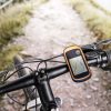 Suport bicicleta pentru GPS Garmin eTrex 30/eTrex 20/eTrex 10, Kwmobile, Negru, Plastic, 55031.01