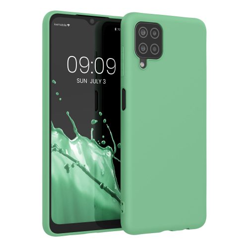 Husa pentru Samsung Galaxy A12, Silicon, Verde, 54048.147