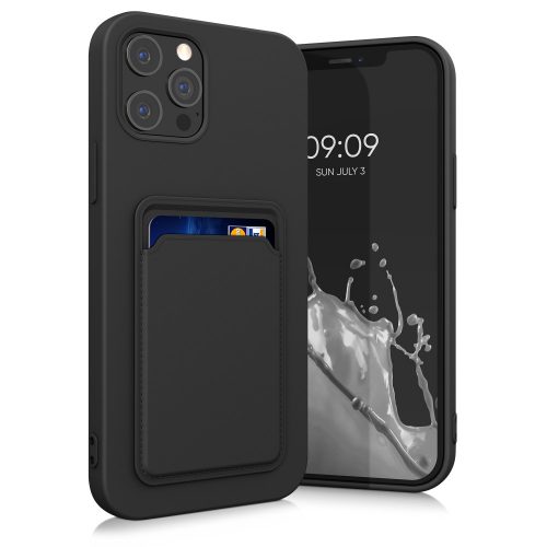 Husa pentru iPhone 12 Pro Max, Silicon, Negru, 55113.01