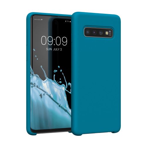 Husa pentru Samsung Galaxy S10, Silicon, Albastru, 47732.224