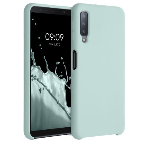 Husa pentru Samsung Galaxy A7 (2018), Silicon, Verde, 47730.200