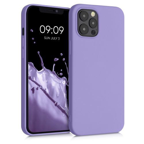 Husa pentru iPhone 12 Pro Max, Silicon, Mov, 52714.222