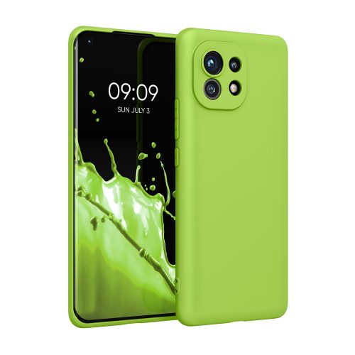 Husa pentru Xiaomi Mi 11, Silicon, Verde, 54188.220