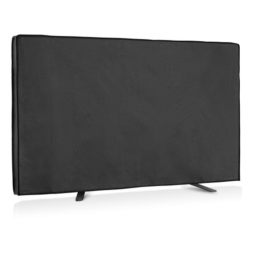 Husa de exterior pentru televizor 65 inch, Kwmobile, Negru, Poliester, 55240.01