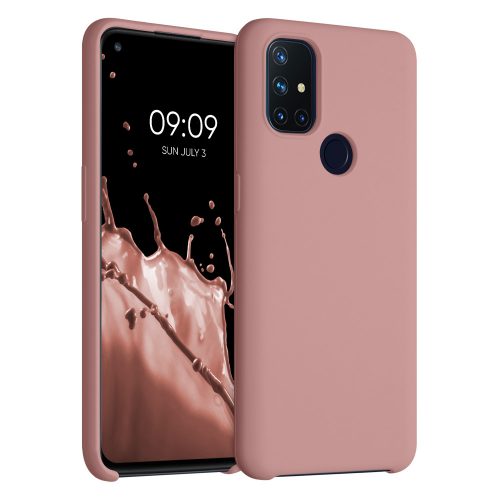 Husa pentru OnePlus Nord N10 5G, Silicon, Roz, 53890.193