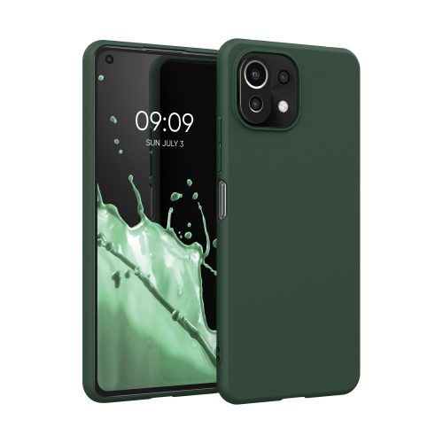 Husa pentru Xiaomi Mi 11 Lite 5G, Silicon, Verde, 54726.169