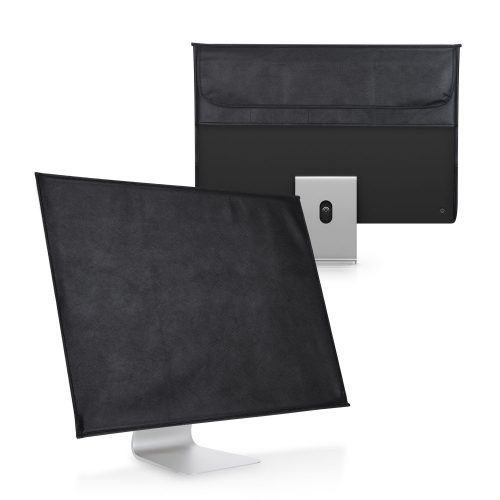 Husa pentru monitor de 24-26 inch, Kwmobile, Negru, Textil, 54392.01