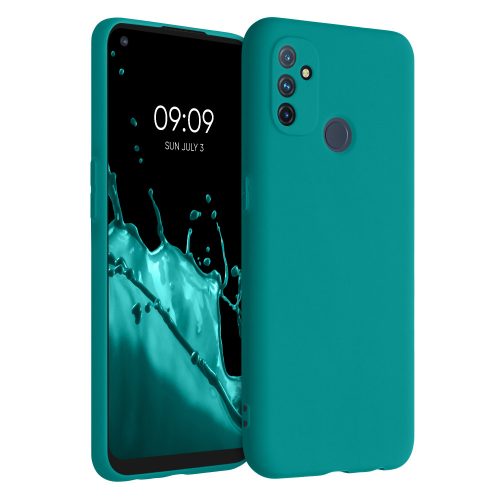 Husa pentru OnePlus Nord N100, Silicon, Verde, 53823.78