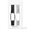 Set 2 Curele pentru Huawei Mi Band 4, kwmobile, Silicon, Negru / Alb, 49312.22