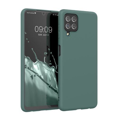 Husa pentru Samsung Galaxy A22, Silicon, Verde, 55493.171