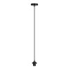 Pendul de interior 90 cm cu dulie pentru becuri E27, Kwmobile, Negru, 54821.01.01