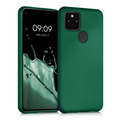 Husa pentru Google Pixel 5, Silicon, Verde, 53565.170