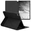 Husa pentru tableta Lenovo Tab P11, Kwmobile, Gri/Negru, Textil, 55710.73