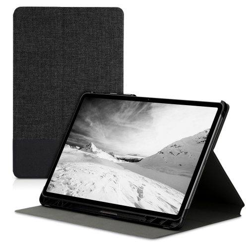 Husa pentru tableta Huawei MatePad Pro 12.6", Kwmobile, Gri/Negru, Textil, 55706.73