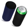 Set 2 Huse termice pentru doze de 500 ml, Kwmobile, Negru/Albastru, Neopren, 55734.01