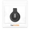 Clip de protectie pentru Apple AirTag, Kwmobile, Negru, Silicon, 55732.01