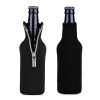 Set 2 Huse termice pentru sticle de 330 ml, Kwmobile, Negru, Neopren, 54533.03